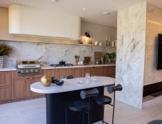 Château Jardin Harmonie - Cozinha integrada com o Living